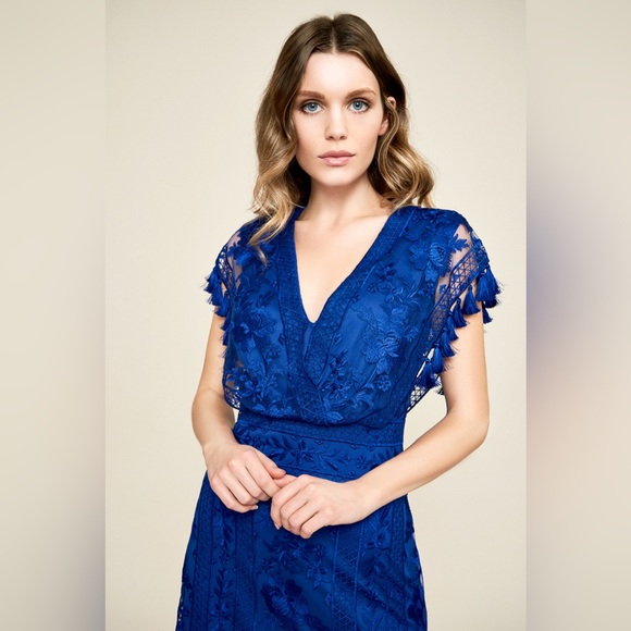 BROOKLYN EMBROIDERED TASSEL DRESS - Picture 2 of 6